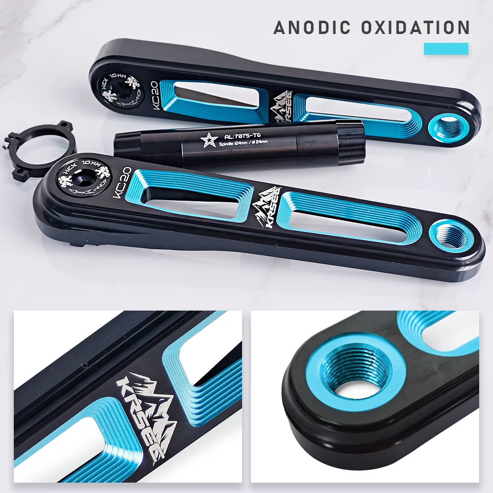 Biela KRSEC 165mm Ultraligera DUB para Bicicleta Carretera