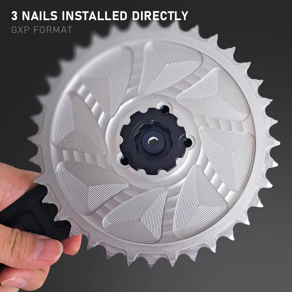 Biela KRSEC 165mm Ultraligera DUB para Bicicleta Carretera
