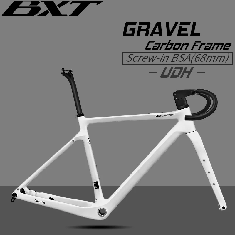Cuadro Gravel Carbono BXT 700C/27.5er | Ligero y Resistente