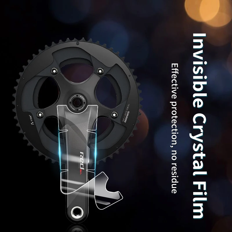 Protector de Manivela Bicicleta Carretera Carbono | Pack 2