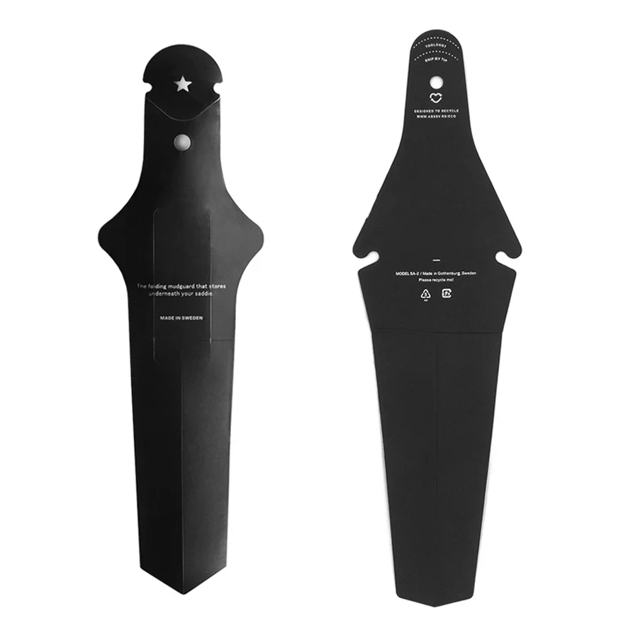 Guardabarros Trasero para Sillín de Bicicleta MTB, Plástico Duradero